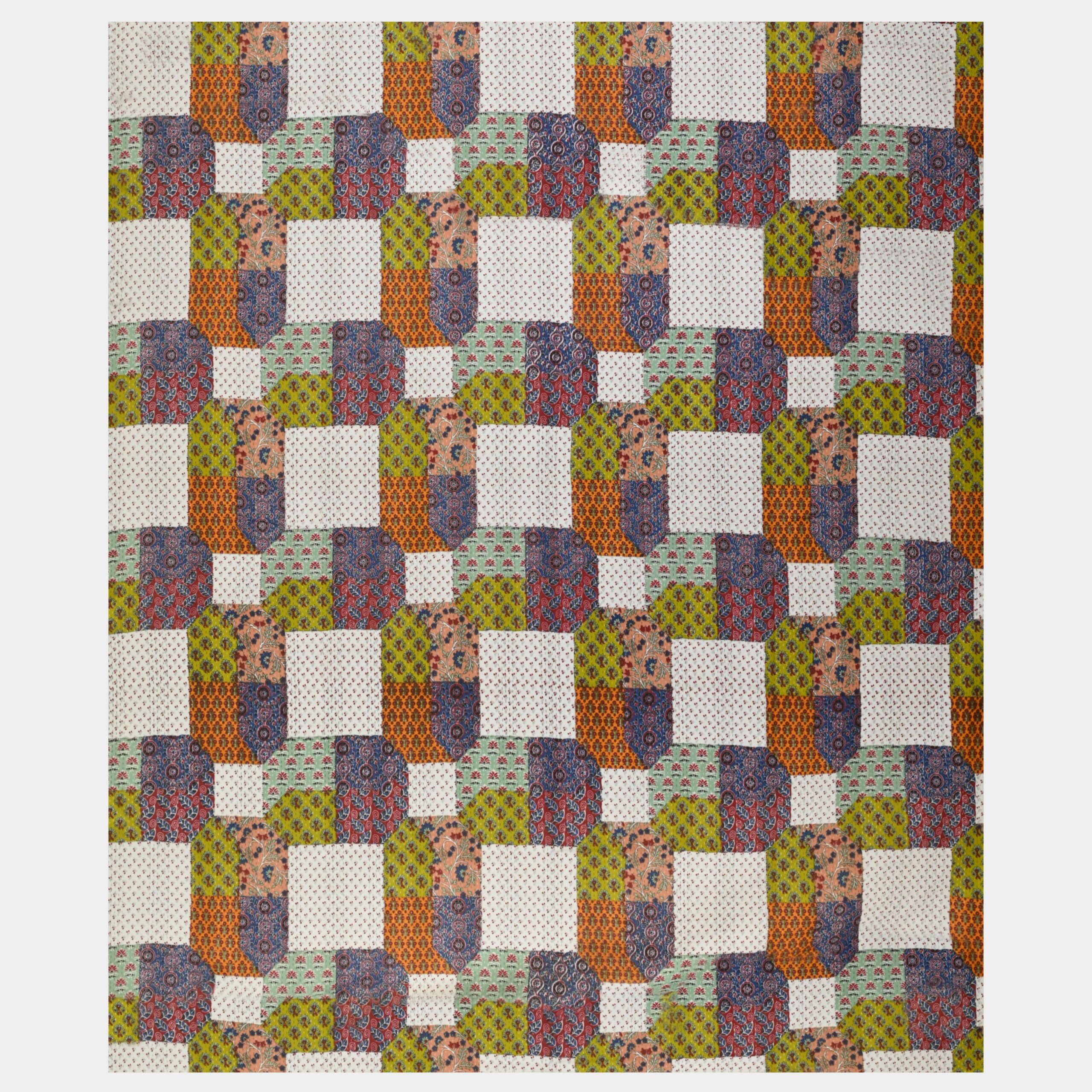 Rajasthani Traditionally Printed Cotton Doublebed Bedsheet With Pack of 2 Pillow Covers - Image 5